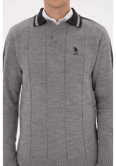 U.S. Polo Assn. U.s. Polo Assn. Erkek Gri Kazak /triko 50315043-vr024
