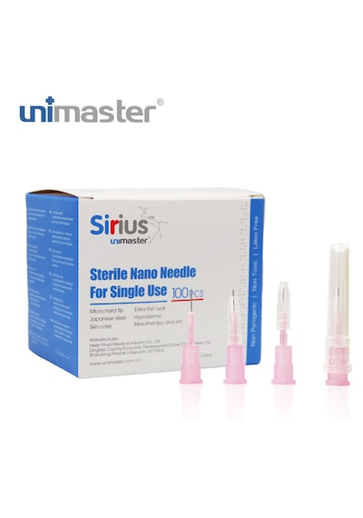 Unimaster Mezoterapi İğnesi 34g Ayarlanabilir 0-7mm 100 Adet