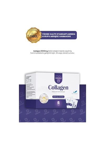 Erbatab Hidrolize Kollajen 5000 Mg 30 Saşe