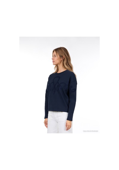 Yargıcı Regular Bisiklet Yaka Uzun Kol Sweatshirt 26kksw9002l 004 Lacivert