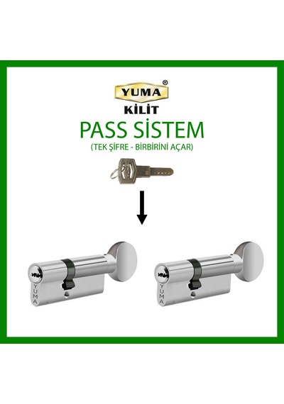 Yuma 2'li Mandallı Ortak Anahtarlı - Bilyalı Barel 68mm