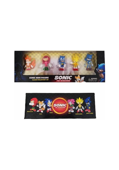 5 Figürlü Sonic The Hedgehog Figür Seti - Sonic Mini Figür Seti