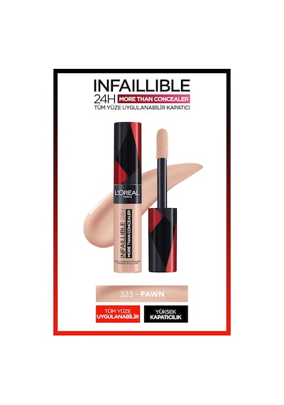 L'Oreal Paris Infaillible Tüm Yüze Uygulanabilir Kapatıcı 323 Fawn