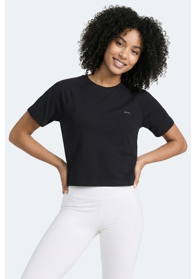 Slazenger Rave Kadın Siyah Tişört Siyah