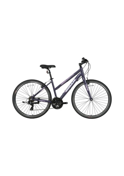 Bisan Guıda Kadın Şehir Bisikleti 45cm V 28 Jant 21 Vites Metalik Gri Mavi Beyaz Gri