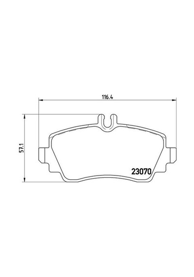Brembo P50036 Fren Balatası Ön Mercedes A Class W168 99 04 A1684201320