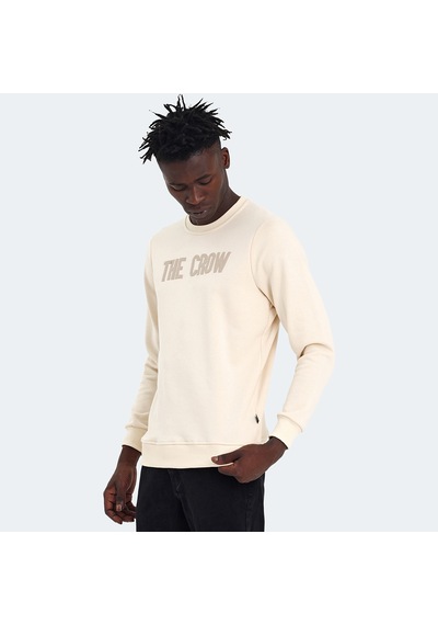 The Crow THE CROW Erkek  Ekru Sweatshirt