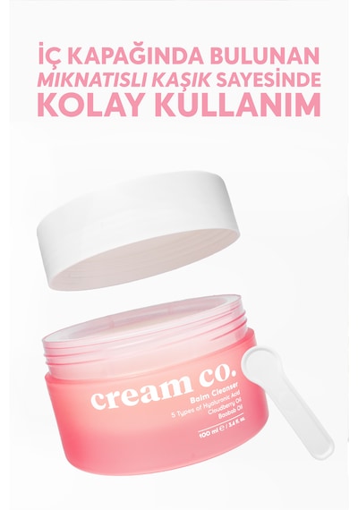 Cream Co. Nemlendirici Canlandırıcı ve Aydınlatıcı Yüz Temizleyici Balm 100 ML