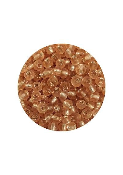 Dökme Cam Kum Boncuk 8/0 3 Mm - 20 Gram - Şeffaf Bal Rengi - Bnc143