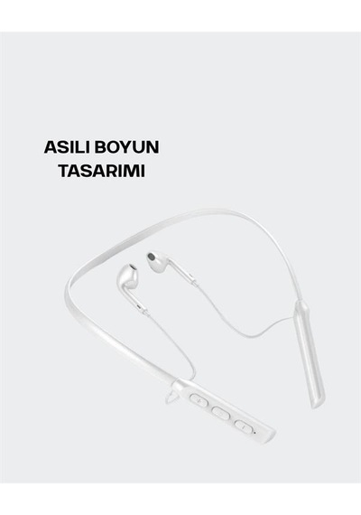 Boyun Askılı Kablosuz Kulaklık Uzun Süreli Batarya Performansı - Lisinya