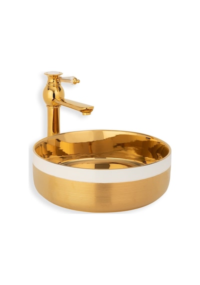 Eva Banyo Lena E-4000A Tezgah Üstü Porselen Lavabo