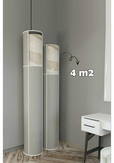 Hava Geçiren Özellikli Pvc Pencereli Halı Kılıfı Hurcu 00678 4 M2 Standart