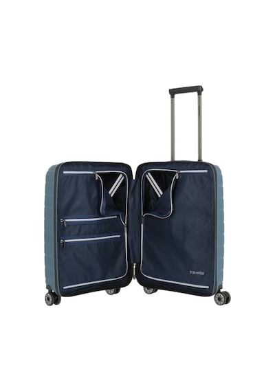 Travelite Ön Cepli Air Base Trolley S Kabin Boy Valiz Mavi