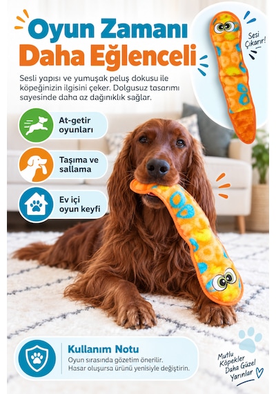 Outward Hound Sssupreme Snake Peluş Köpek Oyuncağı Small
