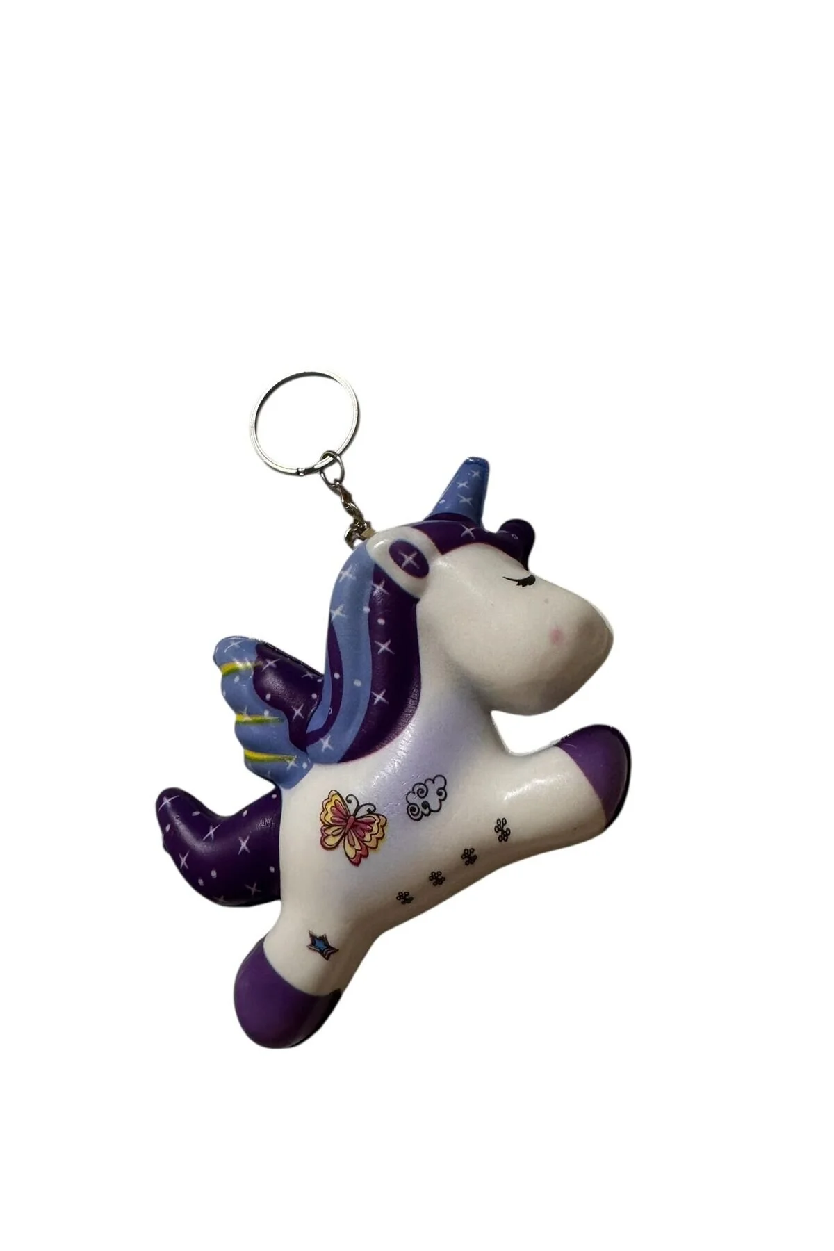 Unicorn Figür Sukuşi Anahtarlık Karışık Gönderilir Çok Renkli