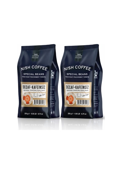 Nish Filtre Kahve Decaf Kafeinsiz 2x250 Gr Öğütülmüş
