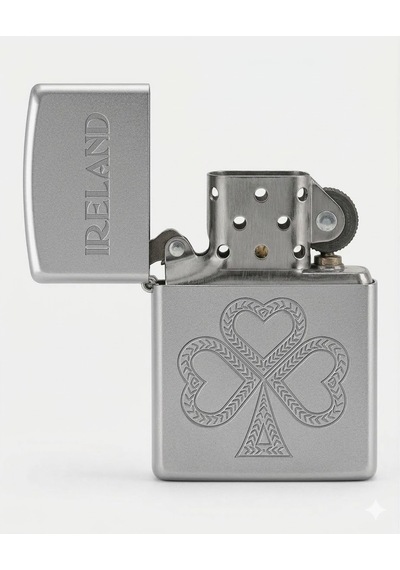 Zippo Ireland Shamrock Dizayn Çakmak