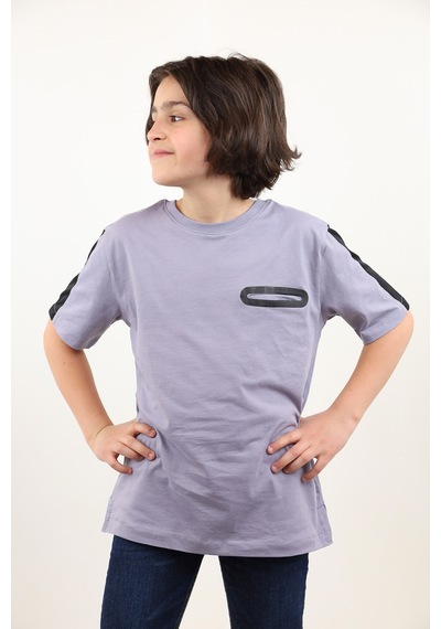 Toontoy Kids Toontoy Erkek Çocuk Tişört Gri