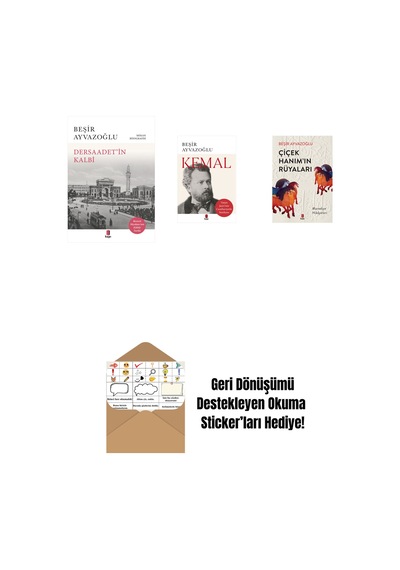 Dersaadet İ N Kalbi + Kemal + Çiçek Hanımın Rüyaları + Okuma Sticker'ları