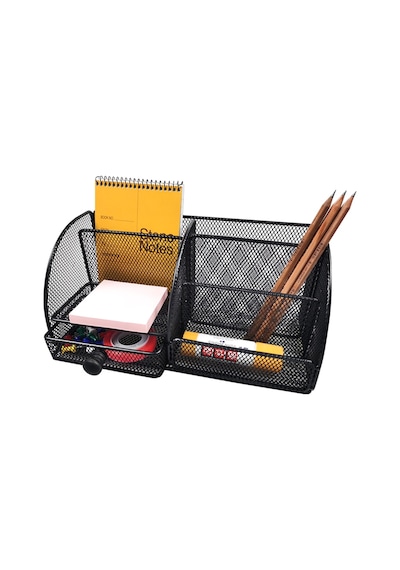 5 Bölmeli + Çekmeceli Metal Perforeli Organizer