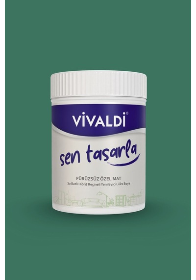 Vivaldi Tüm Yüzeyler İçin Su Bazlı Akrilik Yenileme Boyası 0,5 L