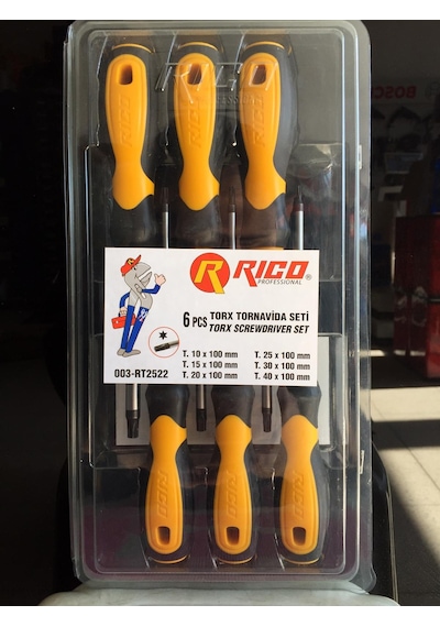 Rico 6 Parça Torx Tornavida Seti