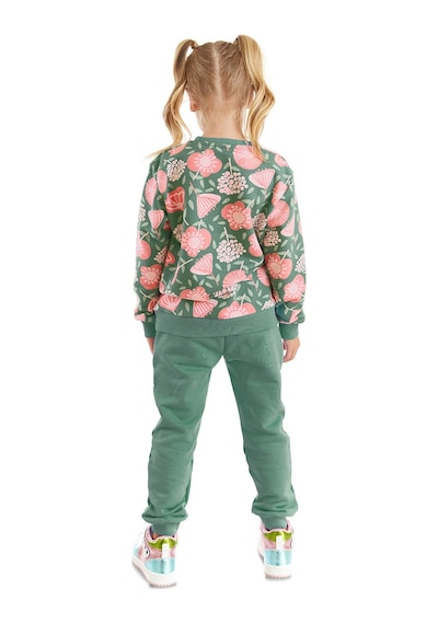 Denokids Pembe Çiçekli Kız Çocuk Yeşil Pembe Eşofman Takım Pembe - Yeşil Denokids Pembe Çiçekli Kız Çocuk Yeşil Pembe Eşofman Takım Pembe - Yeşil