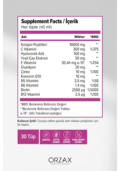 Day2day The Collagen Beauty Plus Mango Aromalı 30 Tüp X 40 Ml