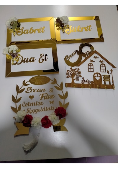 Sabret,şükret,dua Et-allah,muhammet,elifvav 8 Lı Set Sabret,şükret,dua Et-allah,muhammet,elifvav 8 Lı Set