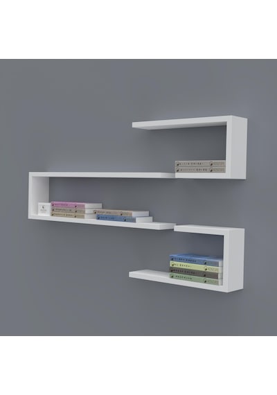 Kenzlife kitaplık nevres 060*100*20 byz duvar rafı