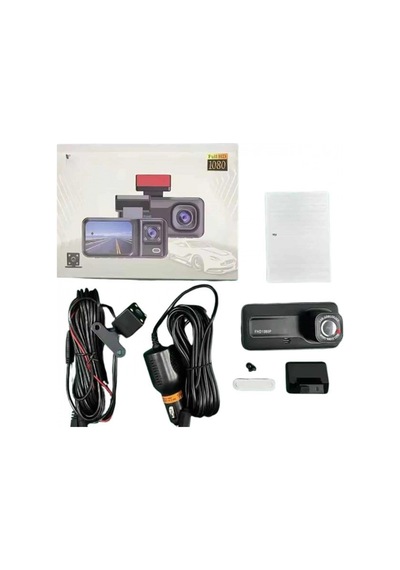 2 İnç Ips Ekranlı 1080p Full Hd Ön İç Arka Kameralı Dvr Araç İçi Kayıt Sistemi