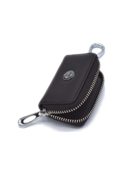 Alfa Romeo Uyumlu Deri Fermuarlı Anahtarlık Car Keychain