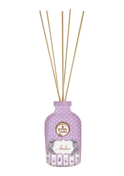 Green World Bambu Çubuklu Oda Parfümü Amber 40 ML