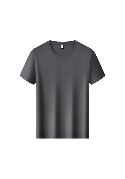 New Performance Arw86288 Serintutan-antibakteriyel-yüksek Kalite Basic Tshirt Koyu Gri