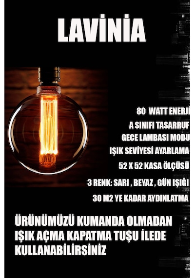 Fuzon 3 Renk Plafonyer Kumandalı Krom Kasa Led Avize Modern Lavinia Led Gümüş