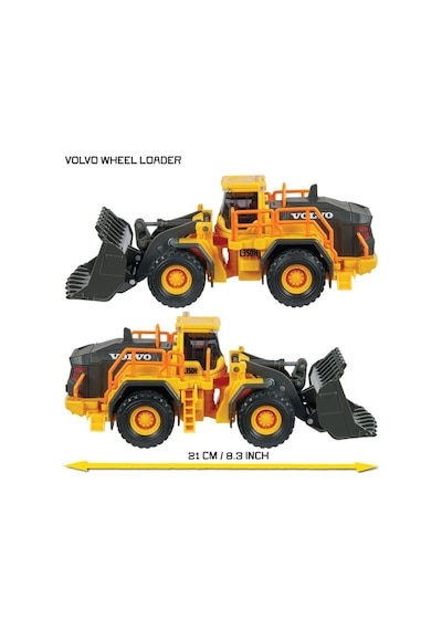 Majorette Volvo Tekerlekli Yükleyici Kepçe Aracı 8503723003
