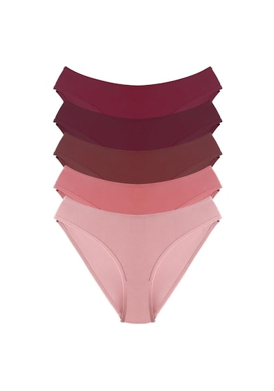 Cottonhill Pamuklu Kadın Bikini Külot 5'li Paket-2 Çok Renkli 2