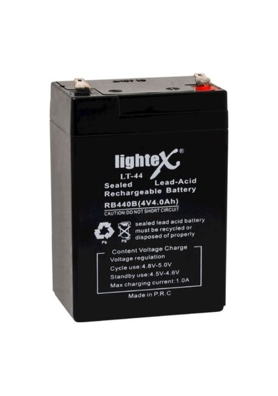 Lightex Lt-44 4volt 4.0amper Kuru Işıldak Aküsü