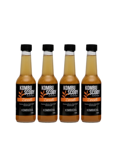 Kombu Scoby Kombucha Zencefil Yeni Nesil İçecek 4 x 250 ML