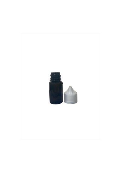 30ml Plastik Siyah Gorilla Şişe Beyaz Kapaklı Şişe, 24 Adet, Plastik Şişe, Likit Şişesi, Sıkıma Uygun Yumuşak Şişe Diğer