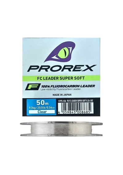 Daiwa Prorex 0.36mm 50m Fc Leader Soft %100 Fluorocarbon Misina
