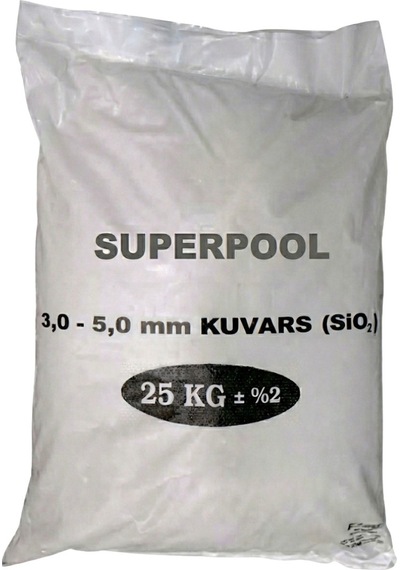 Superpool Filtre Temizle 3.0-5.0 Kuvars Kumu -25Kg