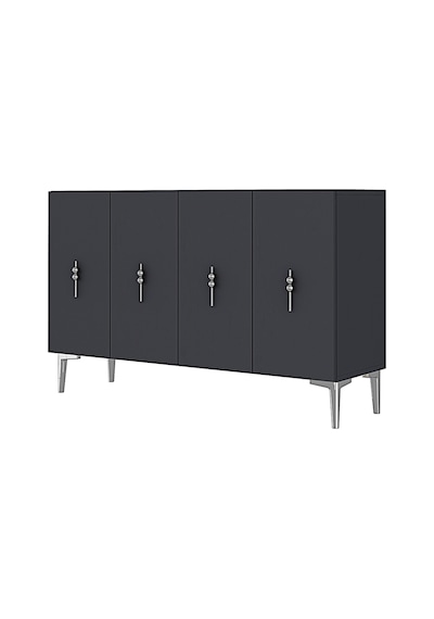 Ka1217as Salkım Konsol Ve Tv Sehpası Antrasit-silver 120cm