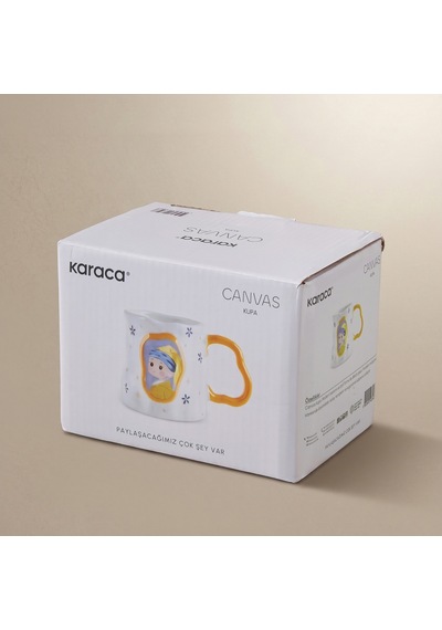 Karaca Canvas Sarı Kupa 380 Ml