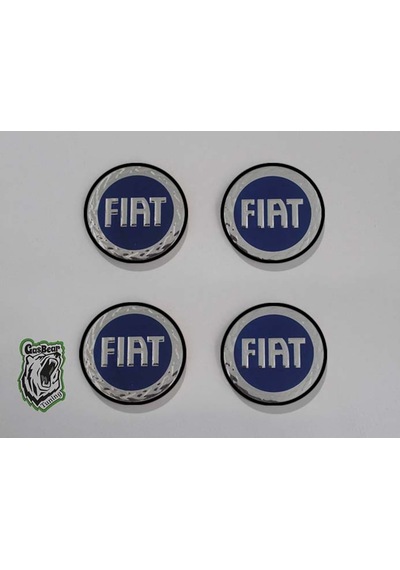 Jant Göbeği Fiat 55/58 55mm Yuva 4lü Set-kırmızı