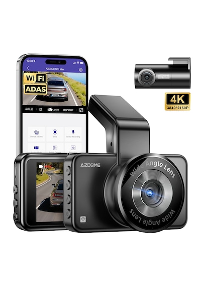 Azdome M17 Max 4k 2 Kameralı Adas Araç Kamerası