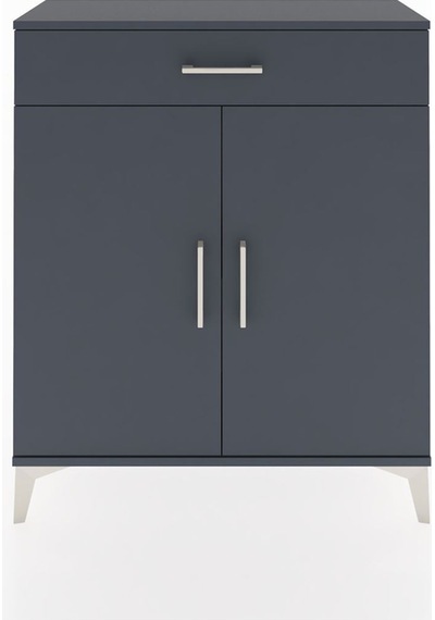 Arges Şifonyer Tek Raflı Tek Çekmeceli 2 Kapaklı 88x30x106 Antrasit-antrasit Antrasit Arges Şifonyer Tek Raflı Tek Çekmeceli 2 Kapaklı 88x30x106 Antrasit-antrasit Antrasit