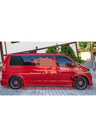 Vw Transporter T6 Marşpiyel Sağ Sol Takım Kısa Şase Fiberglass