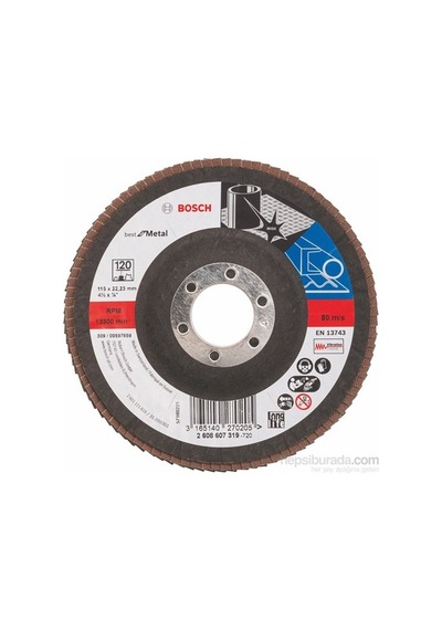 Flap Zımpara Diski 115 Mm Yüksek Performans
