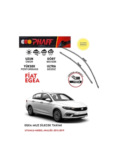 Fiat Egea Silecek Takımı 2019 Model Araca Özel Aparat